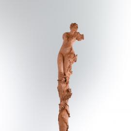 CASSIOPEE - Grès rouge par Nicole Besnainou (138x20x13 cm)