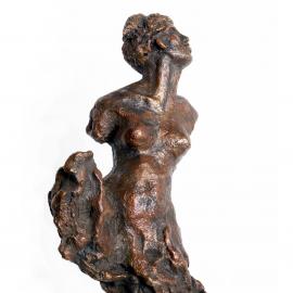 Envol 4 - sculpture de bronze par Nicole Besnainou (25x15x8cm)