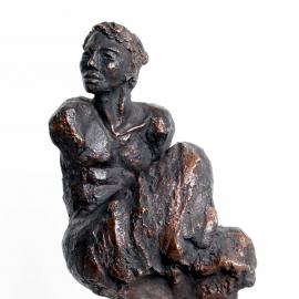 Envol 5 - sculpture de bronze par Nicole Besnainou (20x13x8 cm)